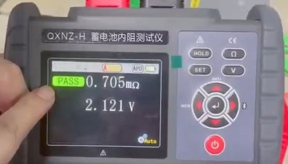 蓄电池内阻测试操作接线讲解介绍(图4)